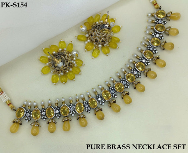 Pure Brass Jewelry Set-ISKJW2005PK-S154