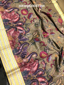 Kalamkari Printed Mangla Giri Cotton Saree With Blouse-ISKWSR20067394