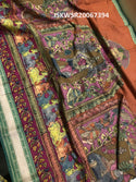 Kalamkari Printed Mangla Giri Cotton Saree With Blouse-ISKWSR20067394