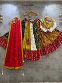 Rayon Cotton Lehenga With Blouse And Cotton Dupatta-ISKWNAV19064595