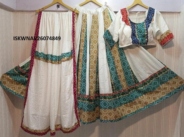 Rayon Lehenga With Blouse And Dupatta-ISKWNAV26074849